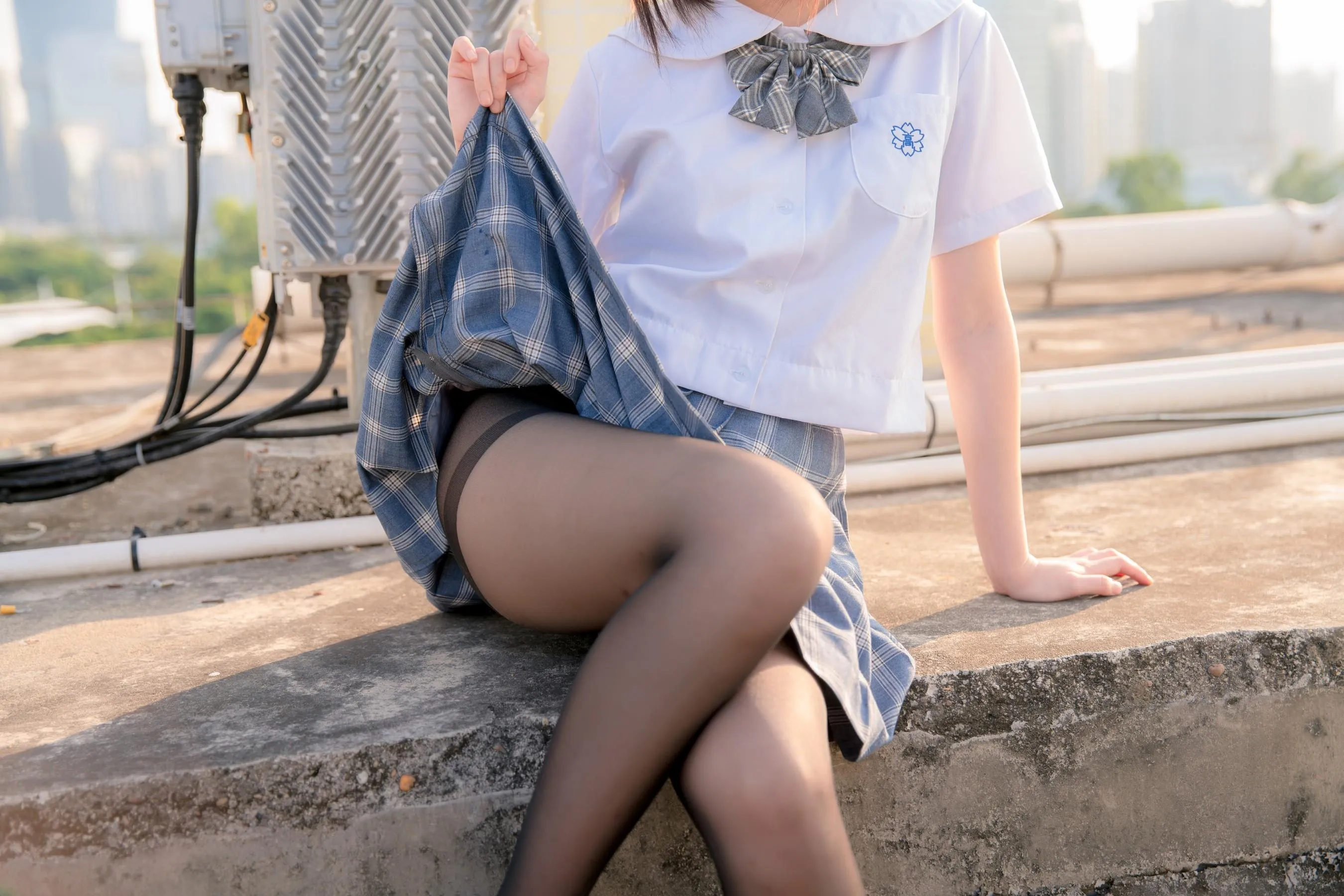 您的蛋蛋 – NO.03 天台JK [42P]插图8